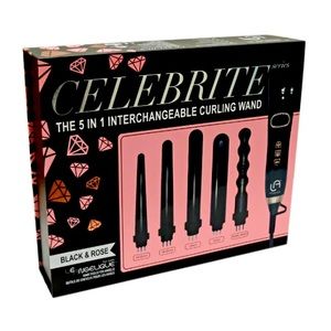 LE ANGELIQUE Celebrite Series 5 in 1 Interchangeable Curling Wand